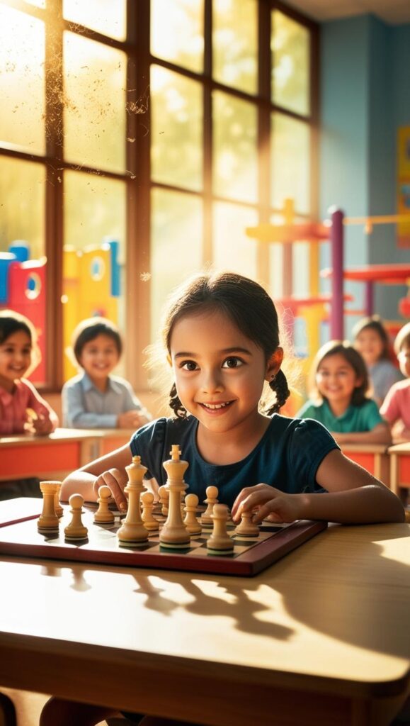 learn-chess-online-for-kids Young chess players preparing for online tournaments